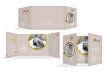 Babykarte Blumenornament