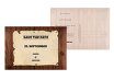 Hochzeit Save-the-Date Steckbrief