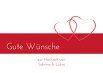 Ansicht 2 - Hochzeit Ballonkarte Herzensband