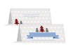 Tischkarte Tannenbaum Banner