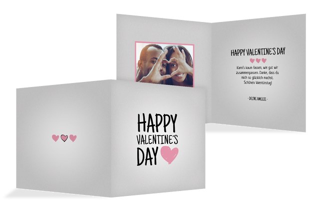 Valentinskarte Valentinsgruß