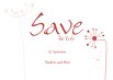 Ansicht 2 - Save-the-Date abstrakte Blumen
