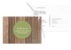 Ballonkarte Vintage Holz