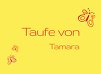 Ansicht 4 - Taufkarte Butterfly