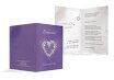 Hochzeit Dankeskarte 2 glamour heart