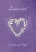 Ansicht 3 - Hochzeit Dankeskarte 2 glamour heart