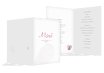 Hochzeit Menükarte fingerprint