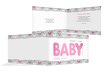 Glückwunschkarte zur Geburt Cute Baby