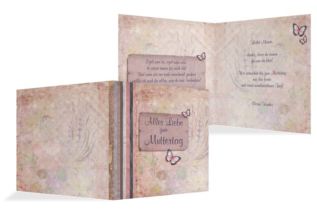 Muttertagskarte Briefpapier