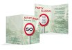 Einladung Begrenzungsschild 50