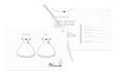 Hochzeit Ballonkarte dresses