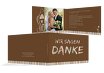 Hochzeit Dankeskarte Wir heiraten
