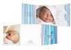 Babykarte hearts and stripes