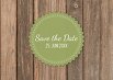 Ansicht 2 - Save-the-Date Vintage Holz