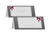 Taufe Tischkarte Ribbon