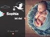 Ansicht 3 - Babykarte Klapperstorch