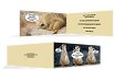 Einladungskarte zum Geburtstag Erdmännchen