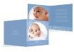 Babykarte Streifentapete