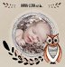 Ansicht 3 - Babykarte Vintage Eule