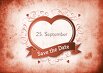 Ansicht 2 - Hochzeit Save-the-Date Herz