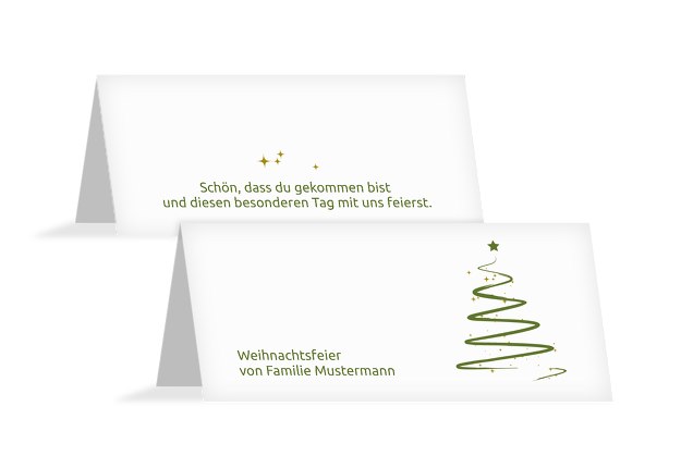 Tischkarte Wunderbaum