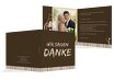 Hochzeit Dankeskarte Wir heiraten