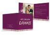 Hochzeit Dankeskarte Wir heiraten