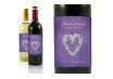 Hochzeit Flaschenetikett glamour heart
