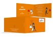 Hochzeit Einladung Comic Brautpaar