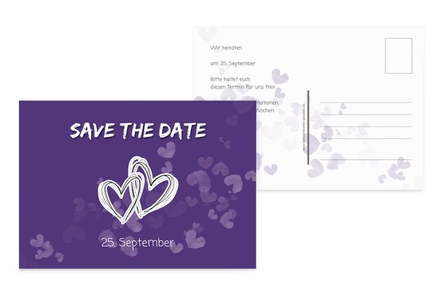 Save-the-Date Liebesglück