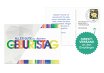 Glückwunschkarte zum Geburtstag Bunt
