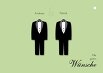 Ansicht 2 - Hochzeit Ballonkarte suits