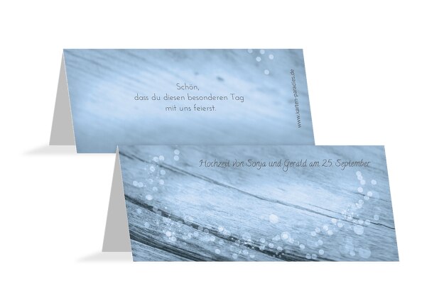 Hochzeit Tischkarte Eheringe