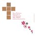 Ansicht 2 - Taufkarte Florales Kreuz