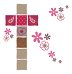 Ansicht 4 - Taufkarte Florales Kreuz