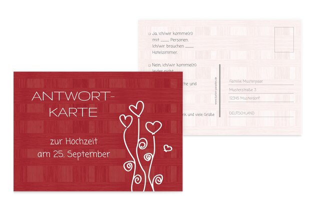 Antwortkarte Liebestraum