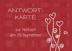 Ansicht 2 - Antwortkarte Liebestraum