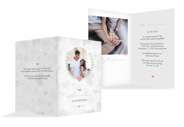 Hochzeit Einladung Zarte Ranke