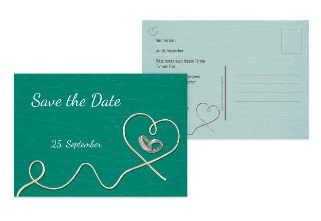 Save-the-Date erfüllte Liebe