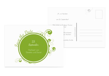 Hochzeit Save-the-Date squiggle chubby