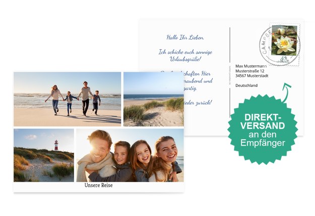 Fotopostkarte Mixed