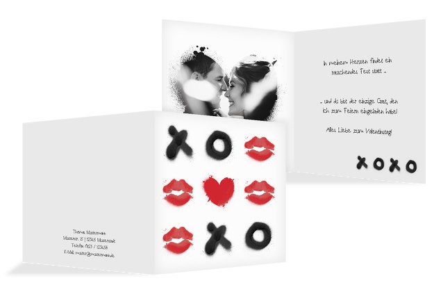 Valentinskarte xoxo