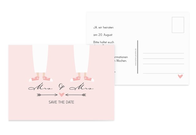 Save-the-Date Pärchen - Frauen