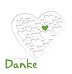 Ansicht 3 - Hochzeit Dankeskarte Herzform