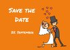 Ansicht 2 - Hochzeit Save-the-Date Comic Brautpaar