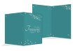 Hochzeit Kirchenheft Umschlag romantic flower