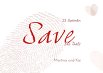Ansicht 2 - Save-the-Date fingerprint