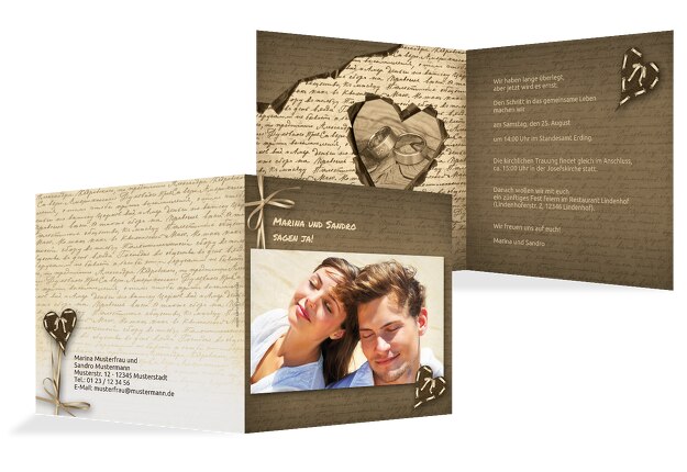 Hochzeit Einladung Herzensgedicht