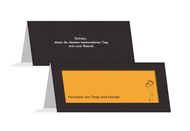 Hochzeit Tischkarte Eleganz
