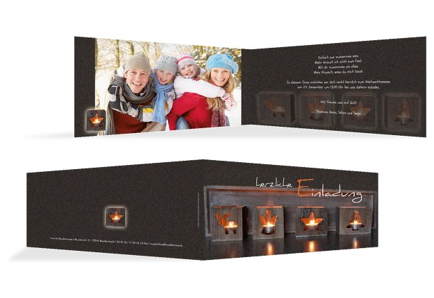 Foto Einladung Adventszeit